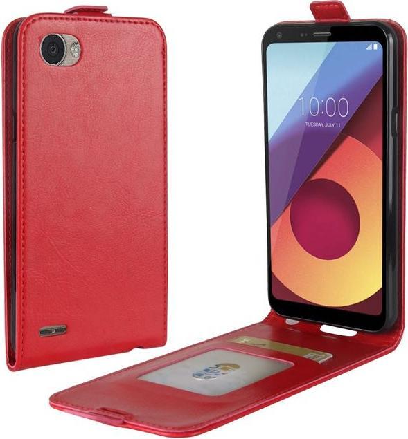 Image du produit MU Classic Couverture en cuir avec pochette pour cartes de visite (LG Q6+, LG Q6)