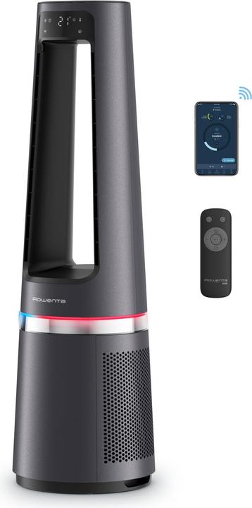 Immagine prodotto Rowenta QU5072 Eclipse Connect 3-in1 Luftreiniger schwarz 2000 W (50 m²)