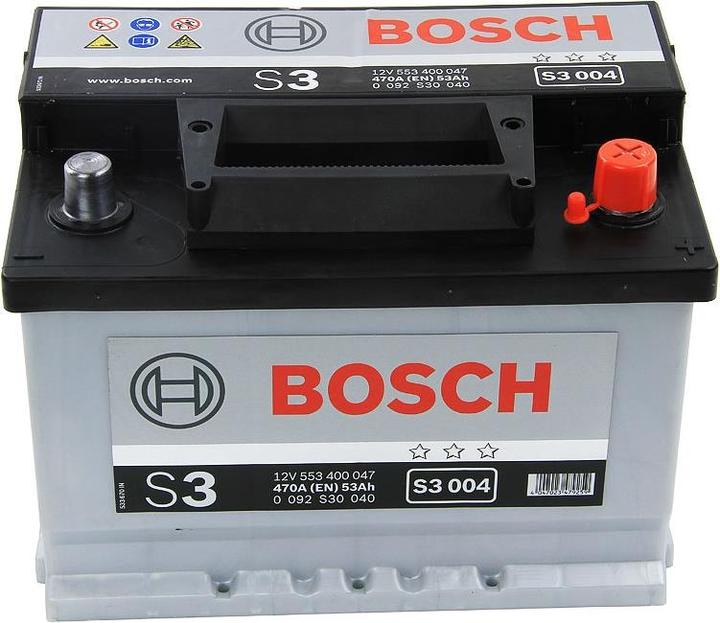 Actual product image Bosch Automotive S3 004 (12 V, 53 Ah, 470 A)