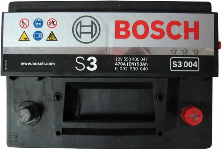 Actual product image Bosch Automotive S3 004 (12 V, 53 Ah, 470 A)