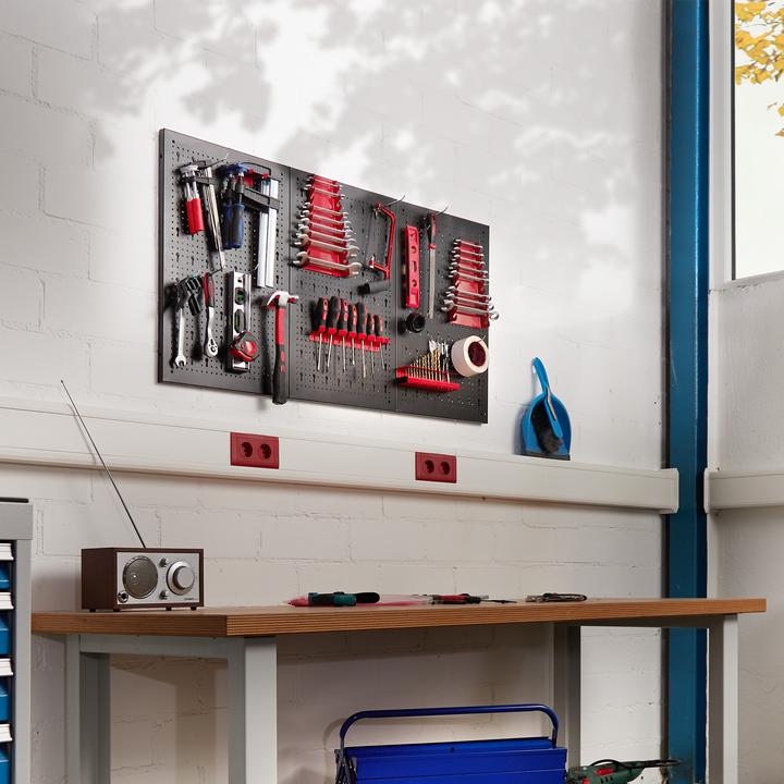 Image du produit tectake Panneau mural pour rangement d'outils