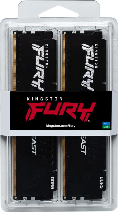 Produktbild Kingston FURY Beast (2 x 16GB, 4800 MHz, DDR5-RAM, DIMM)