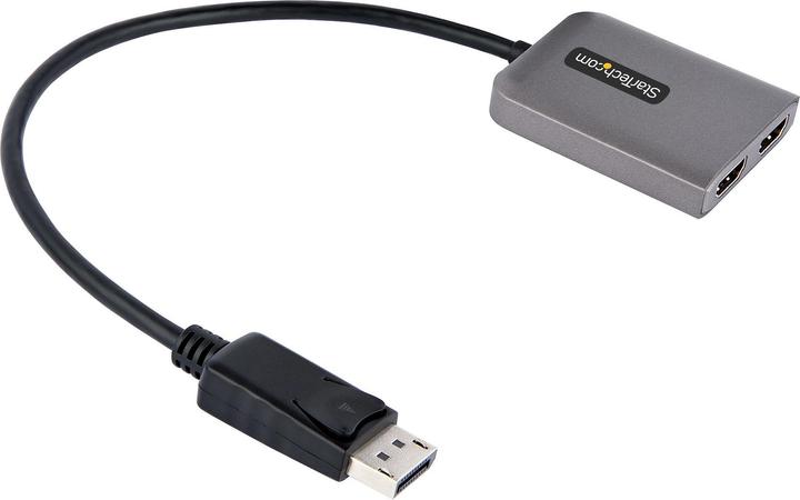 Produktbild StarTech com DP to Dual HDMI MST HUB - Dual HDMI 4K 60Hz - DisplayPort Multi Monitor Adapter with 1f (4.30 cm)