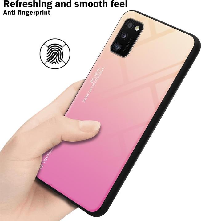 Productafbeelding Cadorabo TPU 2 kleuren glasdekking (Samsung Galaxy A41)