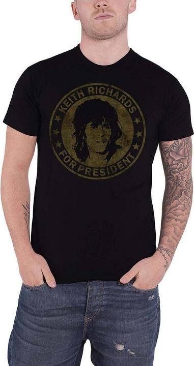 Image du produit The Rolling Stones Unisexe Adulte Keith Pour le Président T-shirt (S)