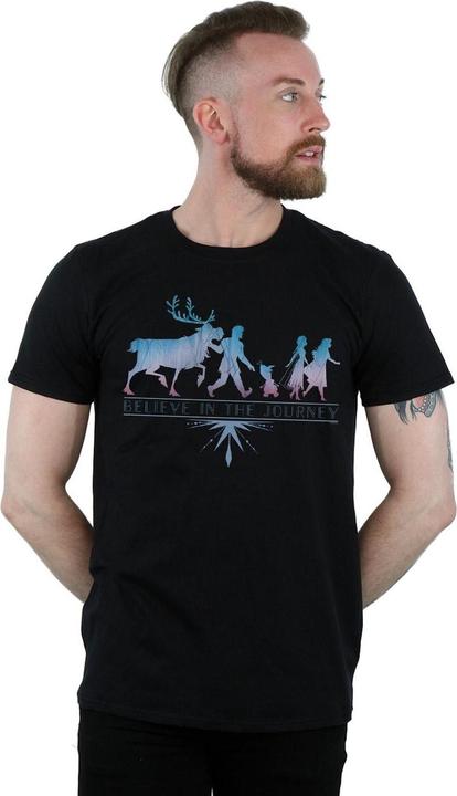Immagine prodotto Disney Frozen 2 Believe In The Journey Silhouette Maglietta Uomo (3XL)