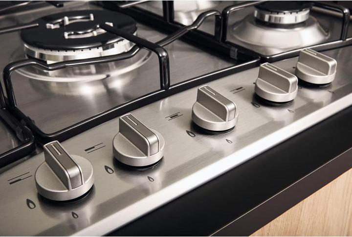 Actual product image Hotpoint PCN 752 T/IX/HAR Stainless steel Built-in hob 75 cm Gas 5 Cooker(s)