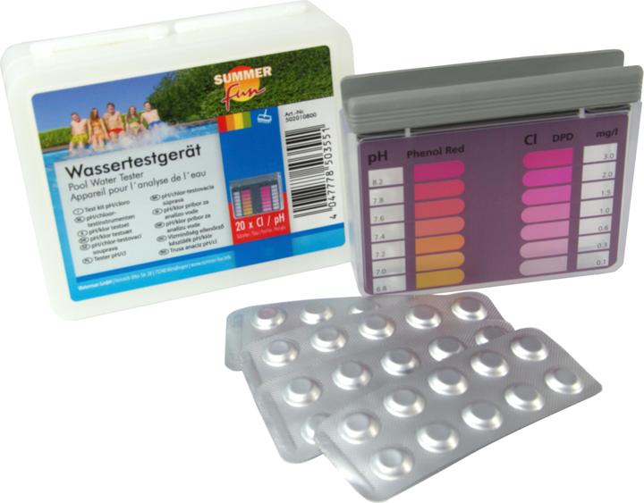 Immagine prodotto Planet Pool Kit per il test del pH/cloro (130 g, 66100 ml)