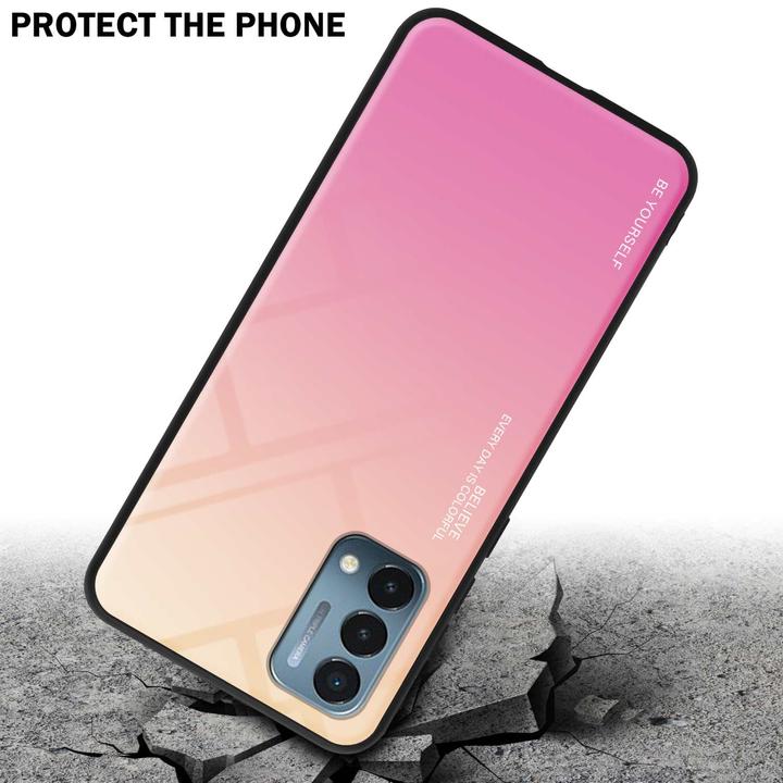 Actual product image Cadorabo TPU 2 colors glass envelope (OnePlus North N200 5G)
