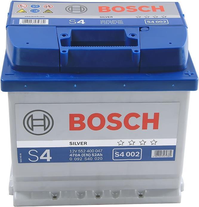 Image du produit Bosch Automotive S4 002 (12 V, 52 Ah, 470 A)