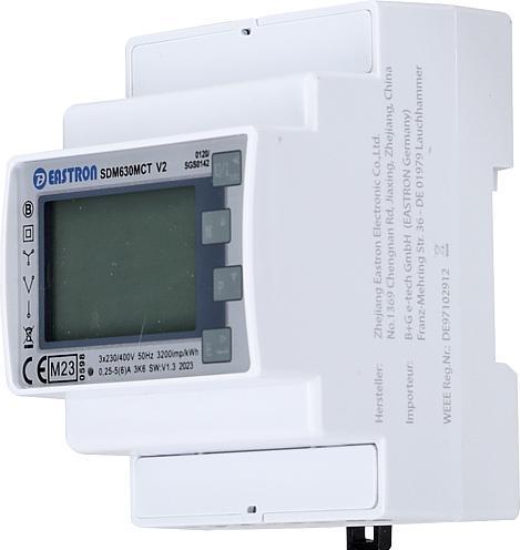 Produktbild Counttec Wandlerzähler SDM630M-CT-V2, MID, ModBus