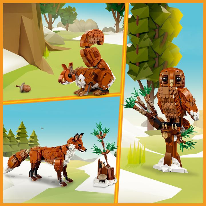 Immagine prodotto LEGO 31154 Animali della foresta: Volpe rossa (31154, LEGO Creator Expert)