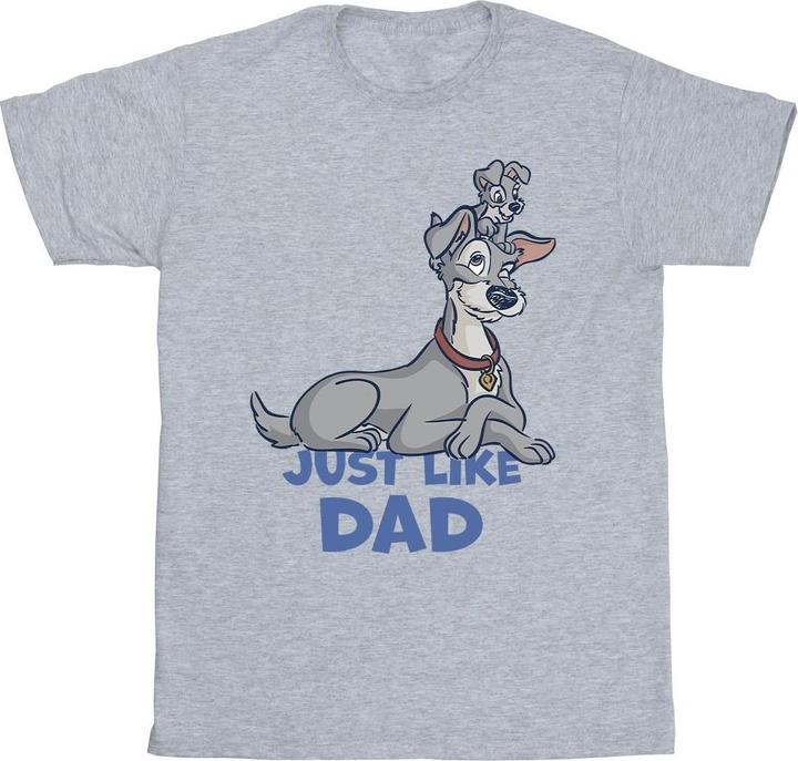 Immagine prodotto Disney Lady And The Tramp Just Like Dad Maglietta Uomo (S)