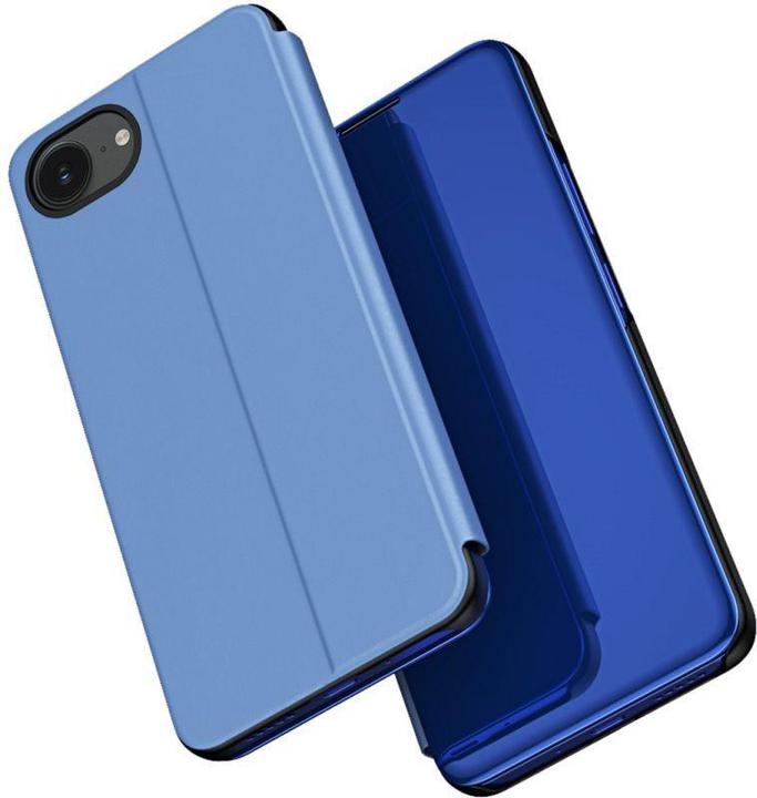 Produktbild Hurtel Back panel cover Clear View Case for iPhone 16e Flip Cover - Blue (Apple iPhone 16e)