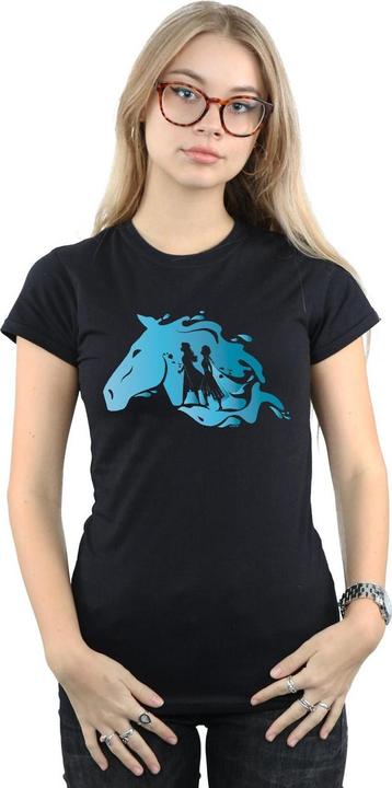 Immagine prodotto Disney Frozen 2 Nokk Silhouette Maglietta Donna (L)
