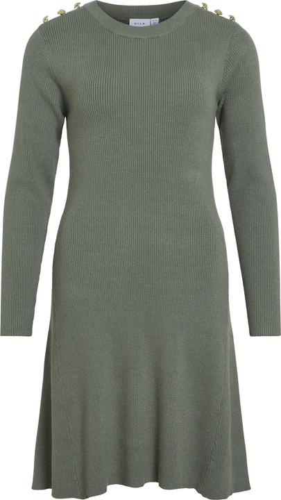 Vila Langarm Minikleid