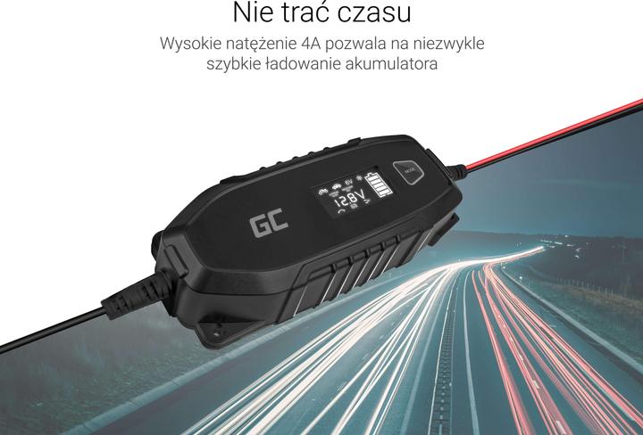 Produktbild GreenCell AGM Gel and Lead Acid Battery Charger - 48W - 6V / 12V (12V, 6V, 4 A)