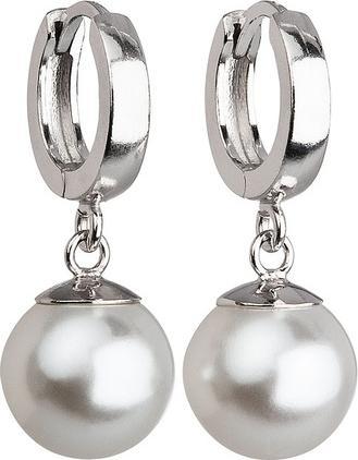 Produktbild Evolution Group - Silver earrings with pearl white 31.151.1