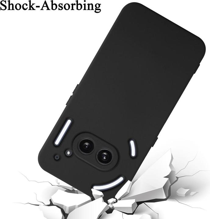 Actual product image Cadorabo Bumper Case for Nothing Phone 2a TPU Liquid Silicone Cover (Phonemax Rocky 2)
