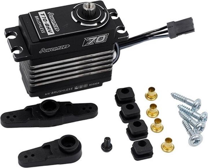 Image du produit Power HD Servo T70-BHV / 70kg / 0.12sec. / 7.4V Digital / Buggy 1:8