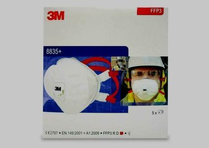 Produktbild 3M Atemschutzmaske 8835+ (FFP3, 5 x)
