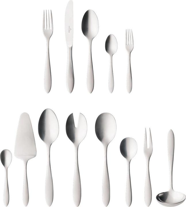 Table cutlery 68pcs Arthur brushed (68 Piece, Cutlery set)