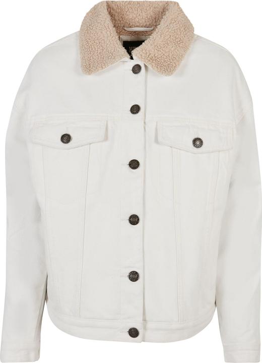 Produktbild Urban Classics Ladies Oversized Sherpa Denim Jacket - 19395 (4XL)