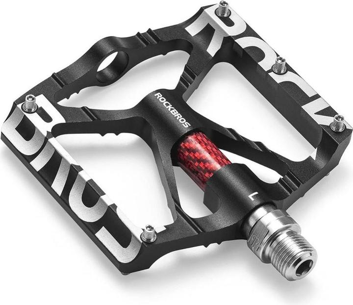 Rockbros 37213071001 Aluminium Alloy Bicycle Pedal Set - Black