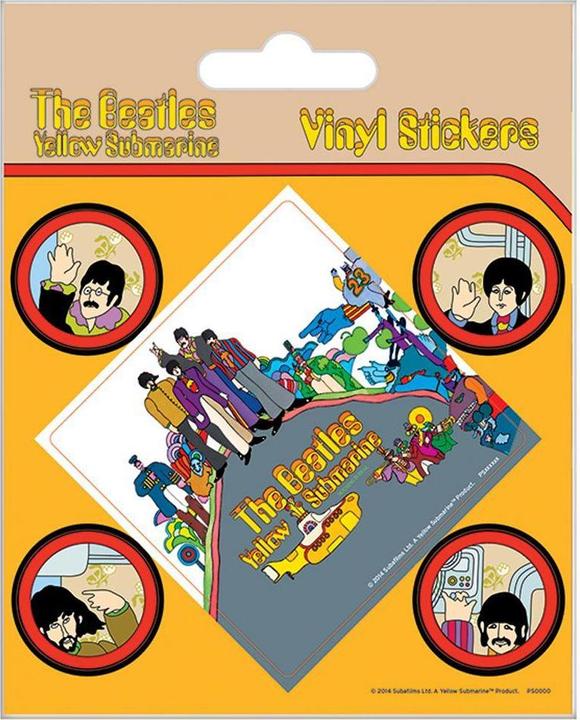 Aufkleber Yellow Submarine Set