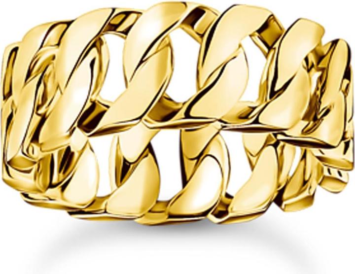 Image du produit Thomas Sabo Ring Kettenglieder breit vergoldet (58, Argent 925)