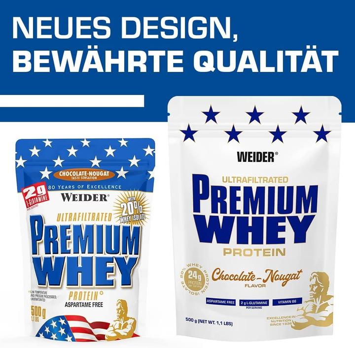 Image du produit Weider Protéine de lactosérum premium (Vanille, Caramel, 1 pcs, 500 g)