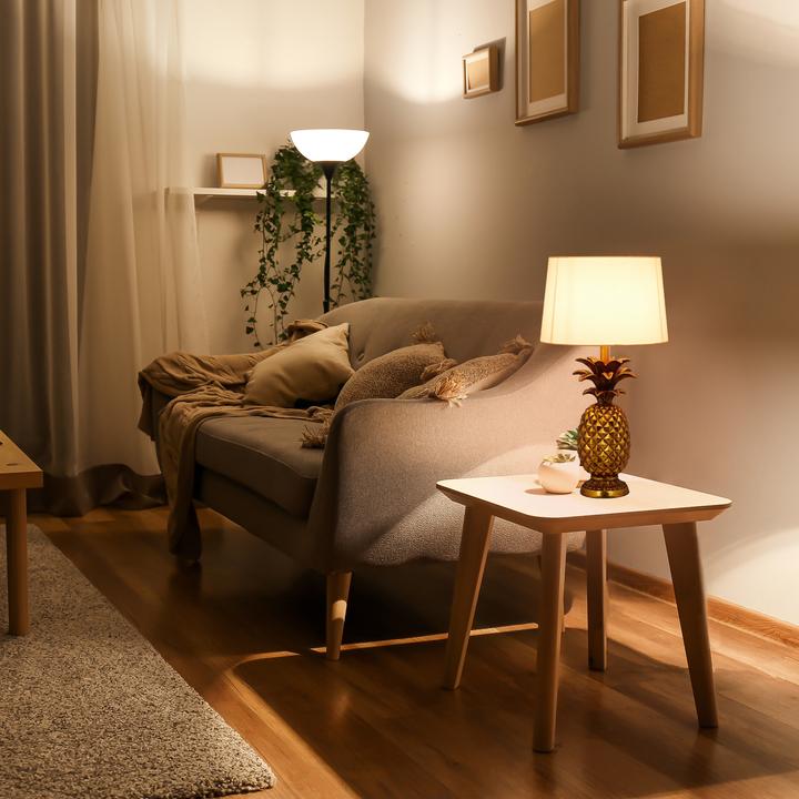 Image du produit Relaxdays Lampe de table ananas, avec abat-jour (E27)