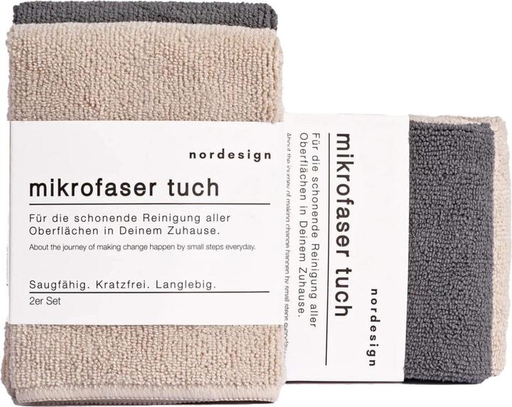 Nordesign Chiffon en microfibre, lot de 2 (2 pcs)