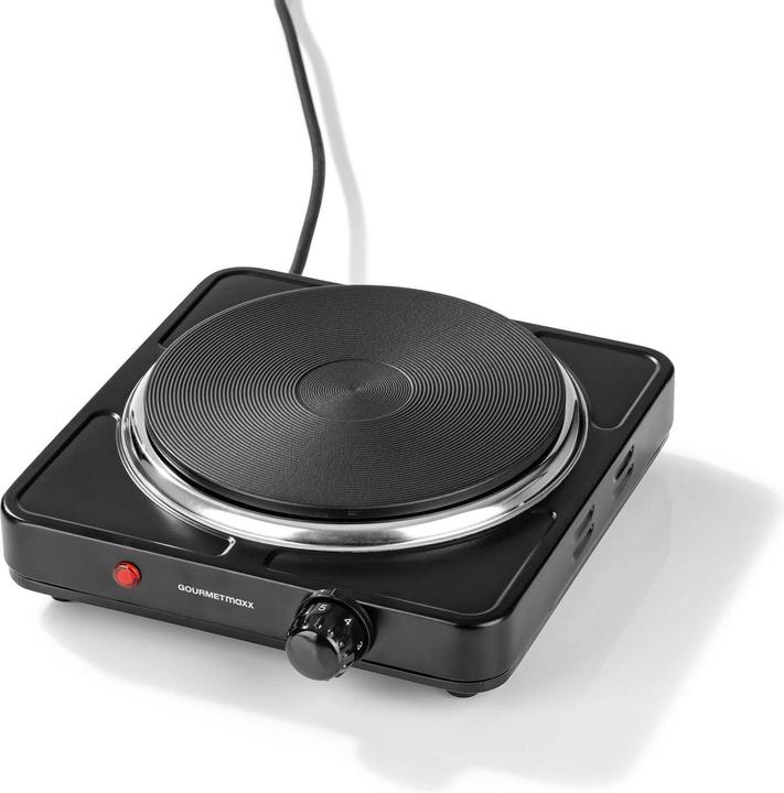Actual product image Gourmetmaxx Kochplatte 1500 W, Kochfeldtyp: Gusseisen, Anzahl