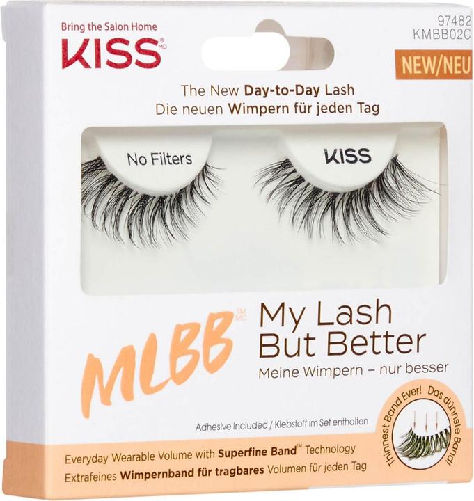 KISS My Face - My Lash But Better ( 1 pair ) - False eyelashes for natural volume - (Künstliche Wimpern)