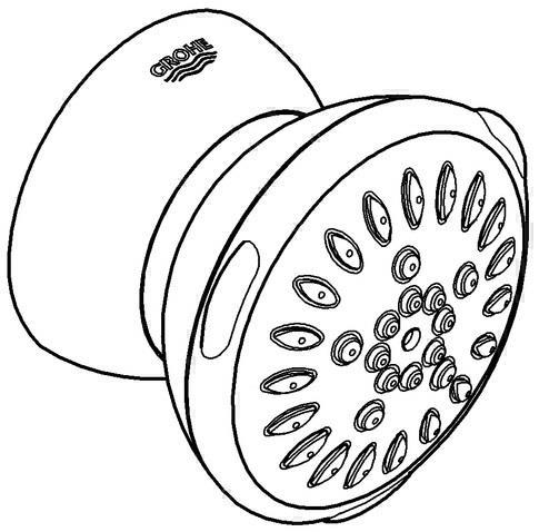 Actual product image Grohe Side shower RELEXA 65 Massage chrome (2 Beam types, 15 l/min)