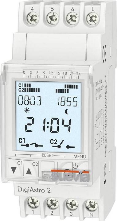 Image du produit Suevia Horloge astronomique sur profilé chapeau