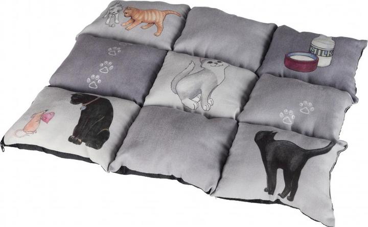 Immagine prodotto Trixie Coperta Patchwork per gatti, 45 x 55 cm (Gatto)