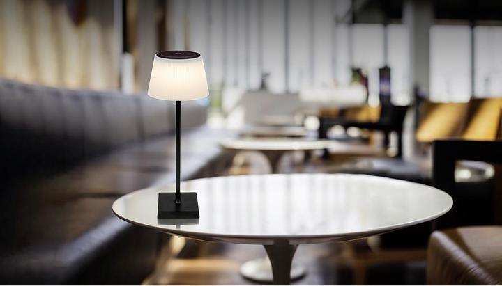 Produktbild Globo Tischleuchte Moana schwarz matt LED (200 lm)