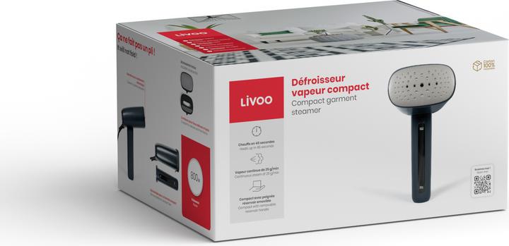 Image du produit Livoo Défroisseur vapeur compact (800 W)