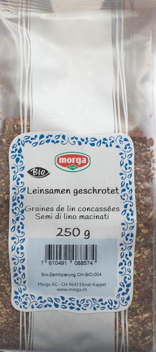 Immagine prodotto Morga Semi di lino organici macinati grossolanamente (250 g)