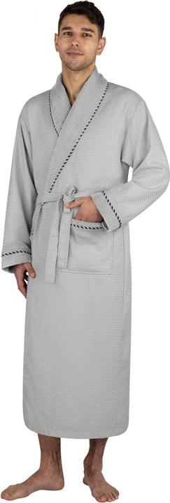 Actual product image Normani Men's bathrobe waffle pique Moyo - 9129 (L)