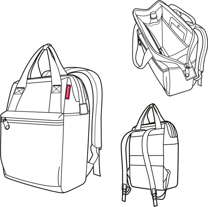 Produktbild reisenthel Rucksack Allrounder R Op-Art (12 l)