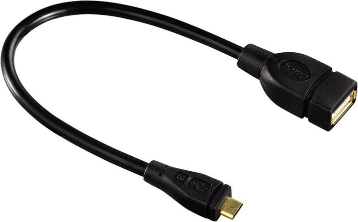 Hama USB-2.0-OTG-Adapterkabel (0.15 m, USB 2.0)