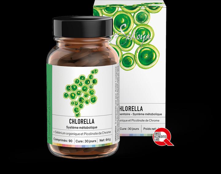 Actual product image Sekoya Chlorella | Detoxifies the body (90 Piece, Pills)