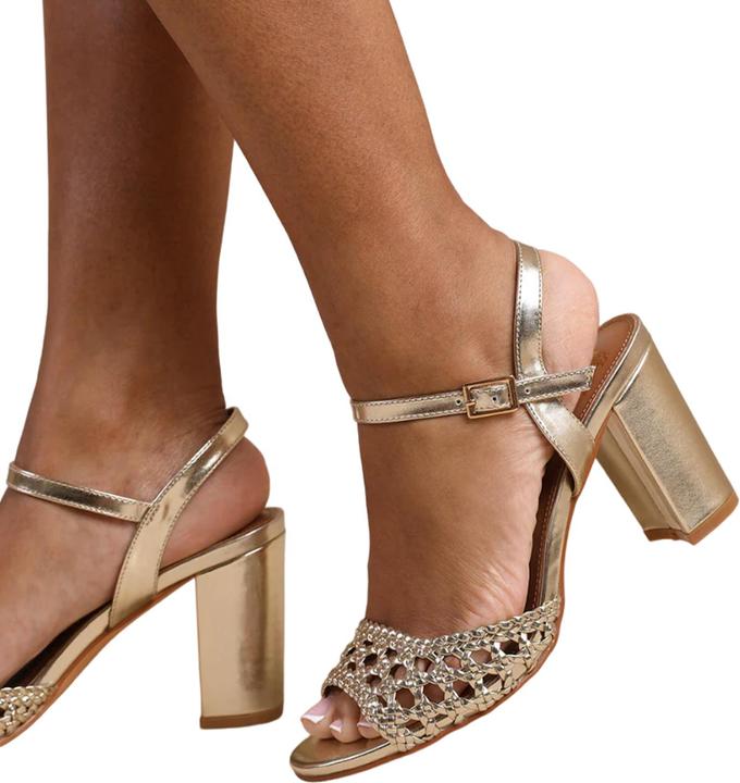 Immagine prodotto Where's That From Cuba Sandali Intrecciato Tacco a Blocco Medio Donna (37)