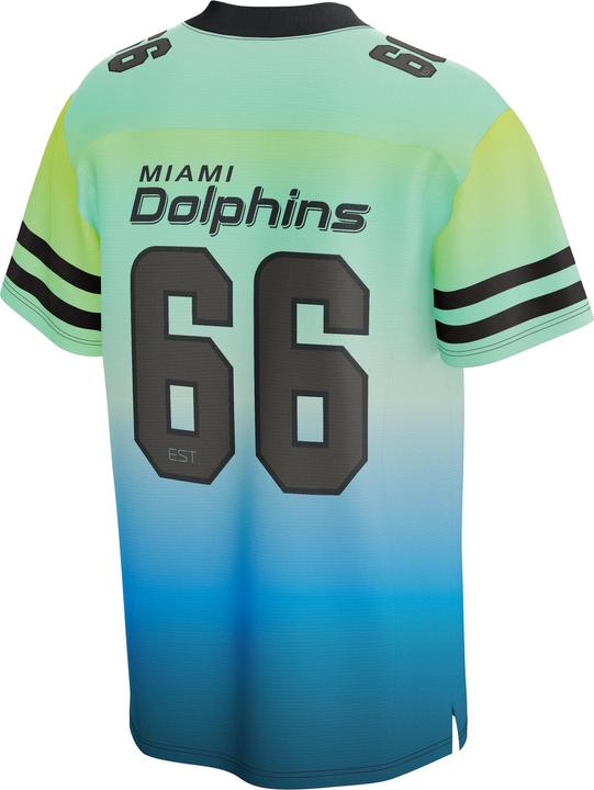 Actual product image Fanatics Miami Dolphins NFL SUNSET Mesh Supporters Jersey - XL (XL)