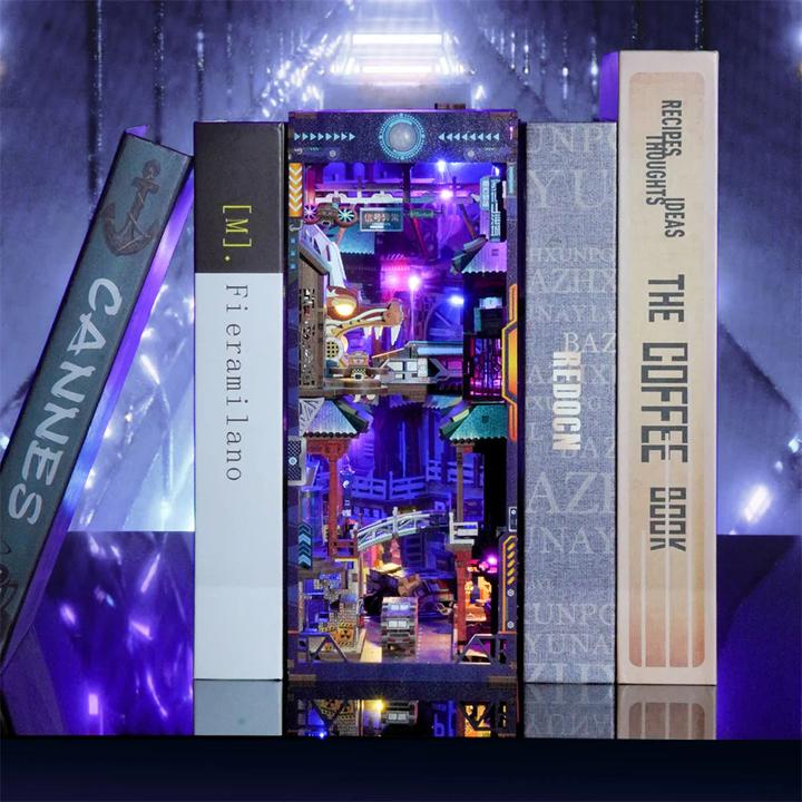 Actual product image Tonecheer Cyber City - Book Nook
