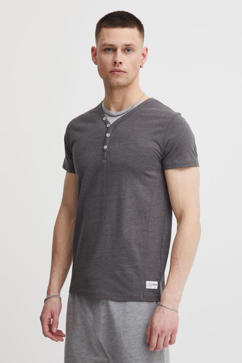 Image du produit Solid Dorian T-shirt À Manches Courtes Pour Homme Avec Col Grandad (L)