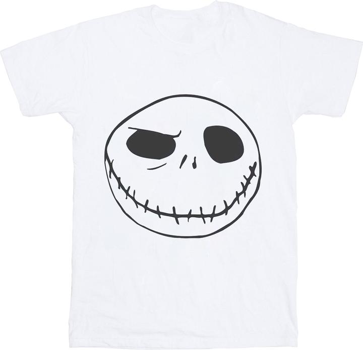 Immagine prodotto Disney Nightmare Before Christmas Jack's Big Face Maglietta Ampia Donna (S)